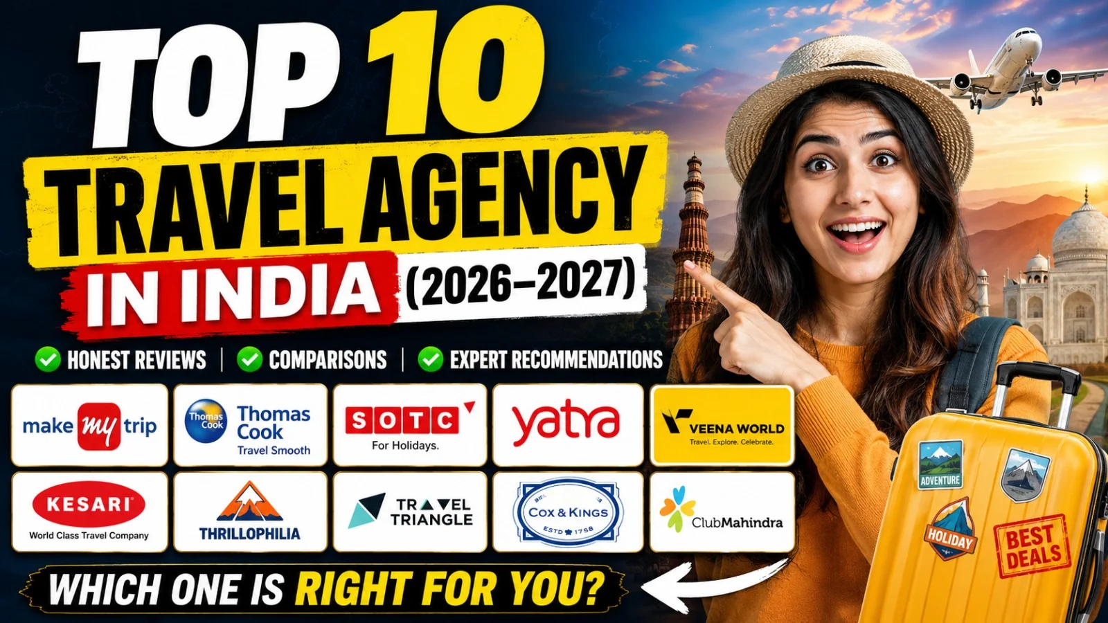 top 10 travel agency in india